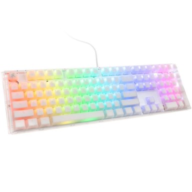 DUCKY Tipkovnica One 3 Aura White Gaming, RGB LED, MX-Red (US) - DKON2108ST-RUSPDAWWWWC1