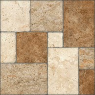 Vanjske podne pločice Pavimento Brown, 45,6x45,6 cm, 1 kl, 1,25 m2