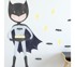 PASTELOWE Zidne naljepnice Batman