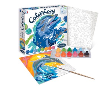 COLORIZZY Slikanje po brojevima Dupini