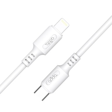 ADDA Kabel USB-301-WH Fusion Charge+Data Type-C na 8pin PD 20W, bijeli, 1.2M