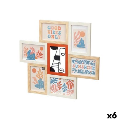 Okvir za sliku Pisana Metal Drvo MDF, 6 kom