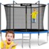 NEO-SPORT Vrtni trampolin 312 cm (10 ft), unutarnja mreža i ljestve, plavi