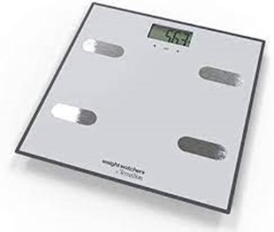 TERRAILLON Osobna vaga Easy Move, digitalna, 150 kg, staklo, srebrna