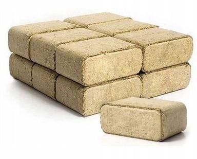 Trans-Pal ekološki briketi od lišća ruf 10 kg u kockama, kaloričnu vrijednost 18 MJ/kg