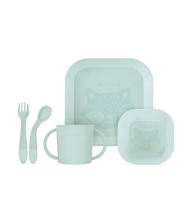 MINILAND Set za jelo SQUARE, mint