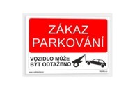 EURO TOOLS Sigurnosna tablica 40702071, plastika A4, Zabranjeno parkiranje – vozilo se može ukloniti