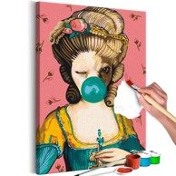 Slika za samostalno slikanje Lady Wolf 40x60