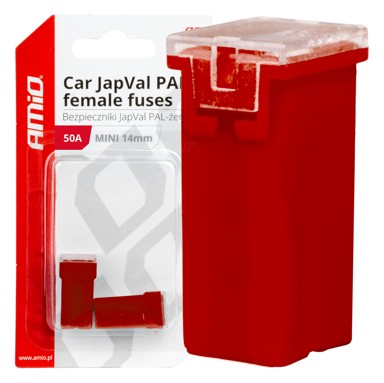 AMIO Set JapVal PAL ženski auto osigurača, 2 kom, 50A