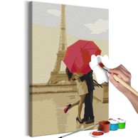 Slika za samostalno slikanje Kiss in Paris 40x60