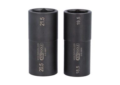 KS TOOLS Set specijalnih nasadnih ključeva, za Ford 1/2″, 18.5 / 19.5 / 20.5 / 21.5 mm, 2-dijelni