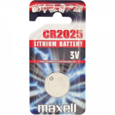 MAXELL Litijska dugmasta baterija CR2025, 1 kom