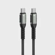 FORCELL Kabel F-Energy C263 Type-C na Type-C QC4.0 PD 5A 240W Cafule 3m, crni