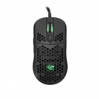 WHITE SHARK Miš Galahad GM-5007, crni, 6400 dpi, RGB, optički, žičani