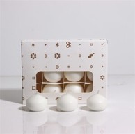 Svijeće plutajuće 4.5 x 3 cm, 12 komada, bijela  