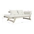 KARUP DESIGN Promjenjivi kauč Bebop Natural Clear / Maslinasto zelena, 176x80x75 cm