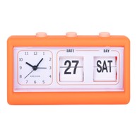 KARLSSON Digitalna budilica Data Flip, prirodna