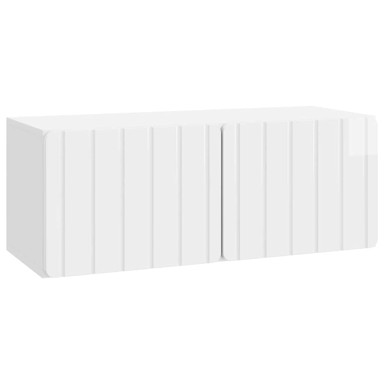 TV ormarić zidni 78,5 x 31 x 30 cm, bijeli visokog sjaja