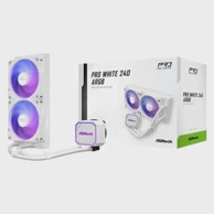 ASROCK Vodeno hlađenje Pro 240 ARGB, bijelo