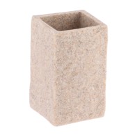 TENDANCE Držač četkica za zube imitacija kamena bež