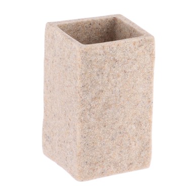 TENDANCE Držač četkica za zube imitacija kamena bež