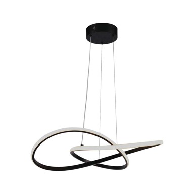 LED Visilica, 20 W, 3000K, metal, crna