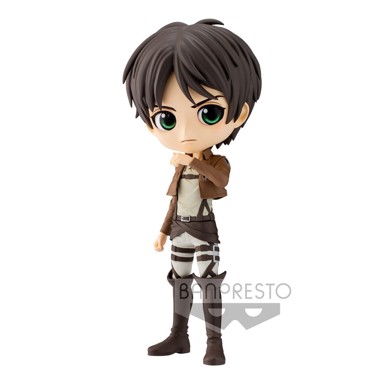 BANPRESTO Figura Q Posket Attack on Titan Eren Yeager, 14 cm