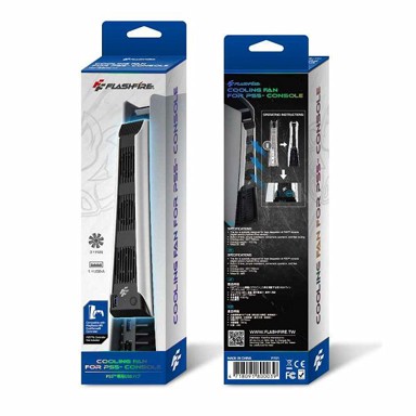 FLASHFIRE Hlađenje P701 za PS5 Fat (deblji model), 3 ventilatora + USB