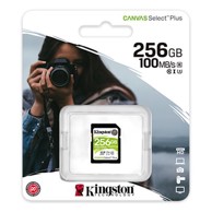 KINGSTON Memorijska kartica Canvas Select Plus 256GB SDS2/256GB SDXC 256GB Class 10 UHS-I