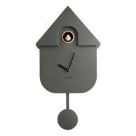 KARLSSON Zidni sat Modern Cuckoo s klatnom 21,5 x 41,5 cm, zelena