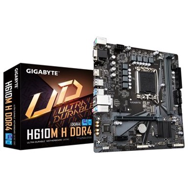 GIGABYTE Matična ploča H610M H, Intel H610, DDR4, mATX, s. 1700