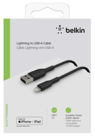 BELKIN Kabel Lightning 3 m, crni