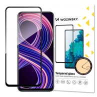 WOZINSKY Kaljeno staklo zaštitnik zaslona s kućištem u okviru za Realme 8 5G / V13 5G crno