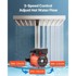 VEVOR Pumpa za recirkulaciju tople vode, 38 L/min, 100 W, narančasta