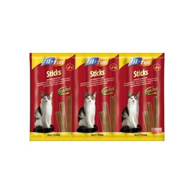 FIT+FUN Poslastica za mačke štapići perad i jetra 50 g