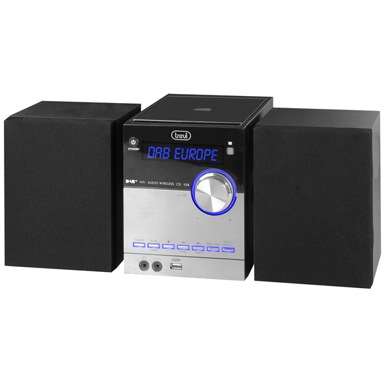 TREVI 0H10D800 Kućni audio mini sustav, crna/srebrna