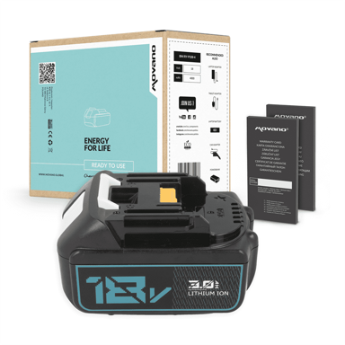 MOVANO Baterija za Makita, 18 V, 3,0 Ah