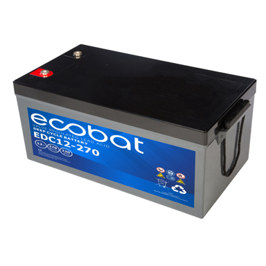 ECOBAT Baterija AGM 12V, 270Ah, VRLA, bez održavanja