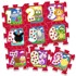 Podloga od pjene puzzle 31x31cm životinje s brojevima