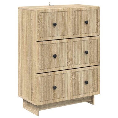 Ormar s ladicama, dimenzije 66 x 34,5 x 90 cm, hrast sonoma