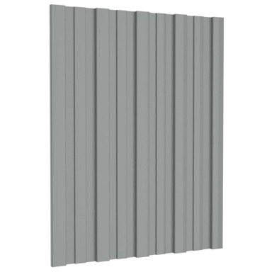 Krovni panel, 12 kom, 60 x 45 cm, sivi
