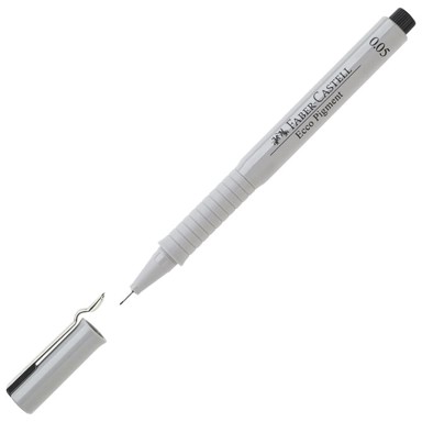 FABER-CASTELL Flomaster 166099 za tehničko crtanje ecco pigment 0,05mm, crna