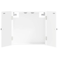Kabinet za mete EDE, 52,5 x 10,5 x 53,5 cm, bijeli visokog sjaja