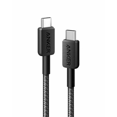 ANKER Kabel 322 USB-C to USB-C, crni, pleteni, 0.9m