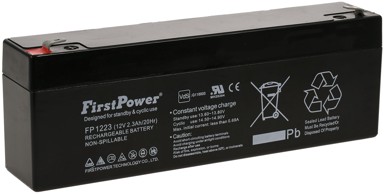 FIRSTPOWER Gel baterija FP1223, 12 V, 2,3 Ah, VdS