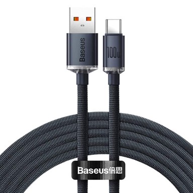 BASEUS USB kabel C, 100W, 2m, crni