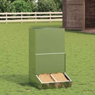 Hranilica za svinje srebrno 55 x 51 x 91,5 cm cinkani čelik