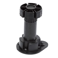 Nogica za namještaj PVC crna H 100MM