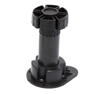 Nogica za namještaj PVC crna H 100MM