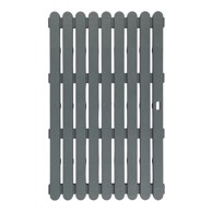 WENKO Tamno siva plastična prostirka pogodna i za eksterijer, 80 x 50 cm